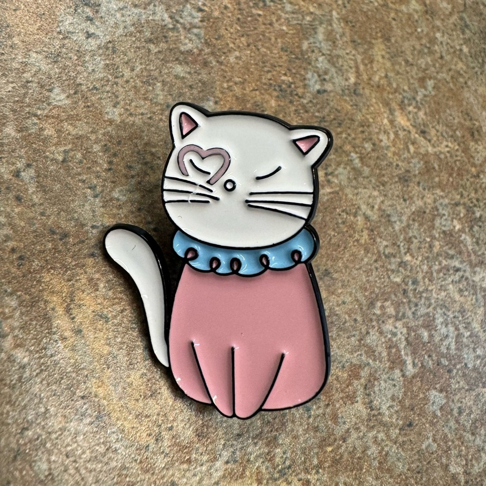 😻Complete Set of 10 Cat Enamel Pins Styled As Taylor Swift Albums - Picture 10 of 11